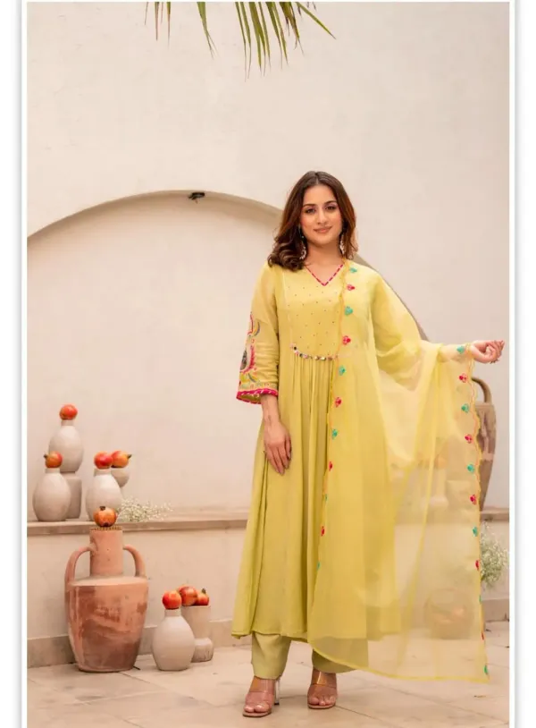 Elegant_Lime_Yellow_Anarkali_Kurta_Set_With_Embroidered_Dupatta