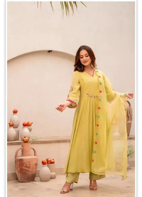 Elegant_Lime_Yellow_Anarkali_Kurta_Set_With_Embroidered_Dupatta
