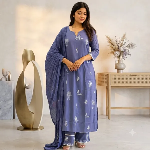 Blue_Cotton_Blend_Straight_Printed_Kurta_Set_With_Dupatta_For_Women