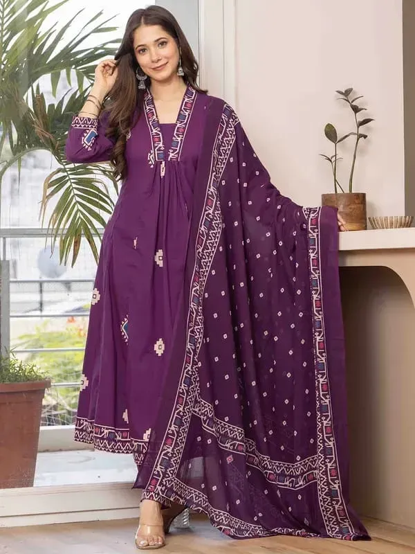 Elegant_Purple_Printed_Anarkali_Kurta_Set