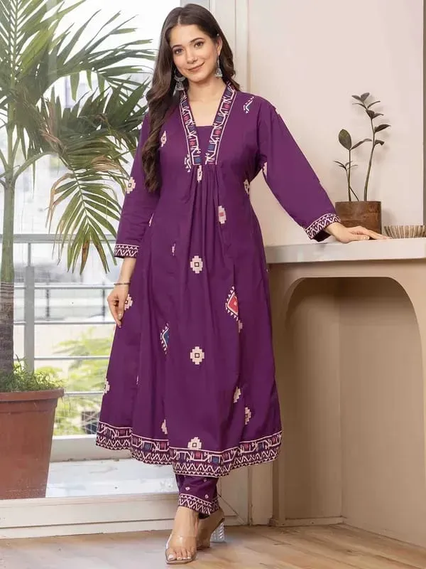 Elegant_Purple_Printed_Anarkali_Kurta_Set