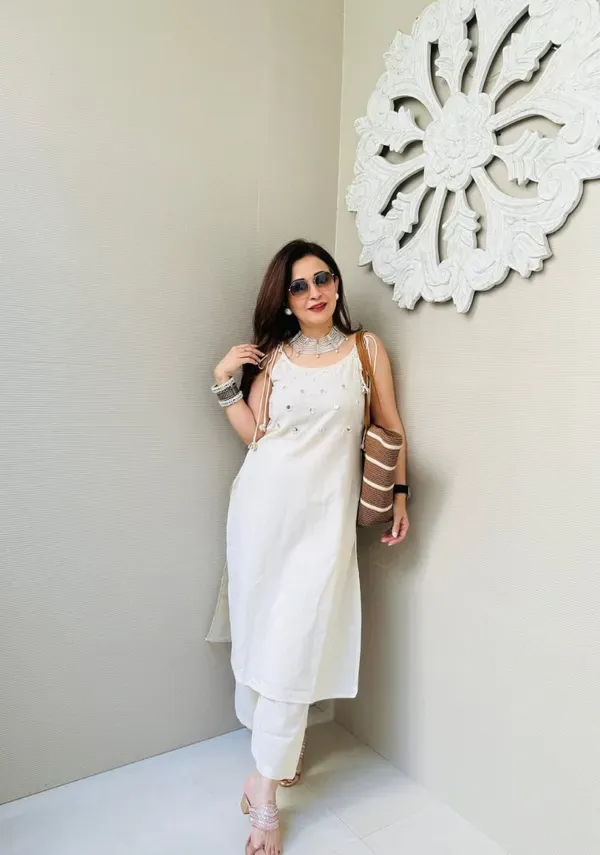 Off_White_Premium_Cotton_Slub_Co_Ord_Set_For_Women