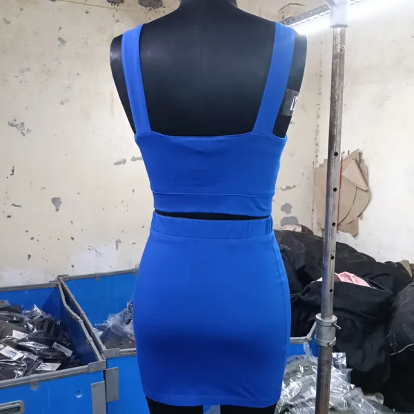 Blue_Bodycon_Two-Piece_Dress_for_Women