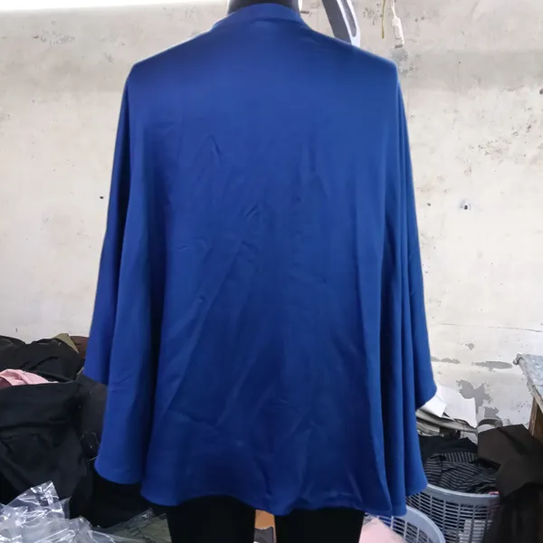Blue_Relaxed_Fit_Cape_Top_for_Women