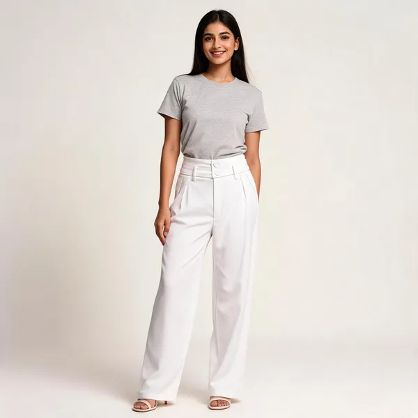 White_High_Waist_Wide_Leg_Trousers_For_Women