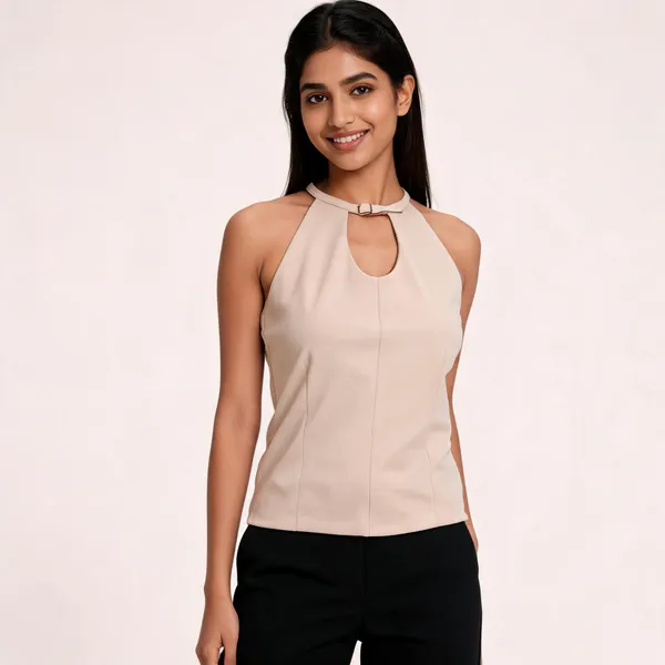 Beaige_Halter_Neck_Sleeveless_Top_For_Women