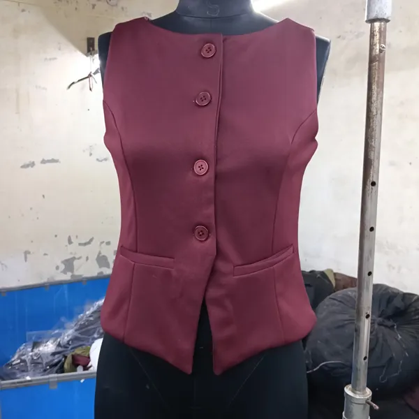 Maroon_Tailored_Sleeveless_Waistcoat_for_Women