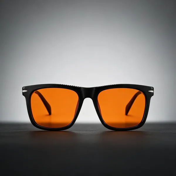 After7_Wayfarer_Black_Blue_Light_Blocking_Sleep_Glasses_Orange_Tint