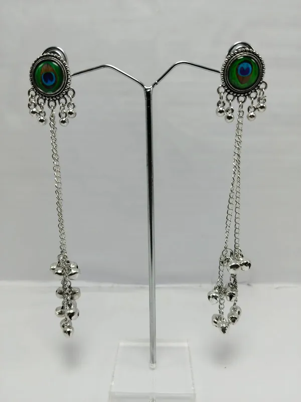 Silver_Brass_Dangling_Earrings_For_Women