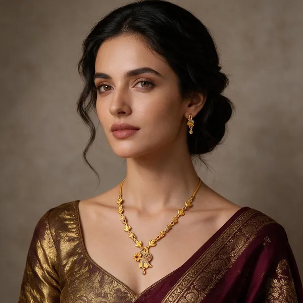 Gold_Brass_Necklace_Set_For_Women