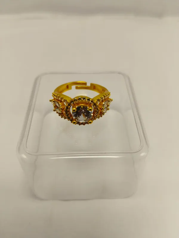 Gold_Brass_Statement_Ring_For_Women