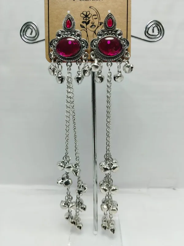Silver_Brass_Long_Dangler_Earrings_For_Women