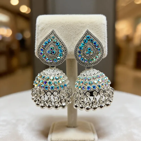 Multicolor_Brass_Jhumka_Earrings_For_Women