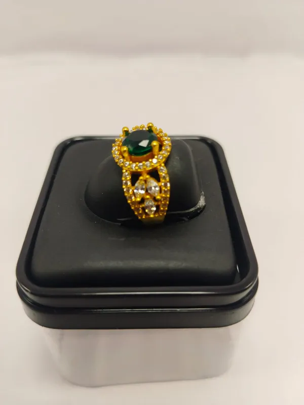 Gold_Brass_Statement_Ring_For_Women