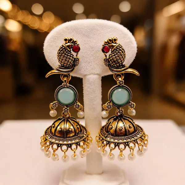 Gold_Brass_Jhumka_Earrings_For_Women