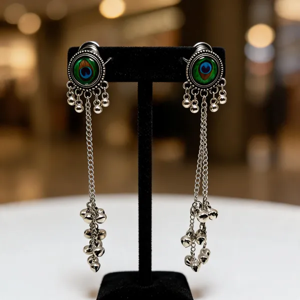 Silver_Brass_Dangling_Earrings_For_Women
