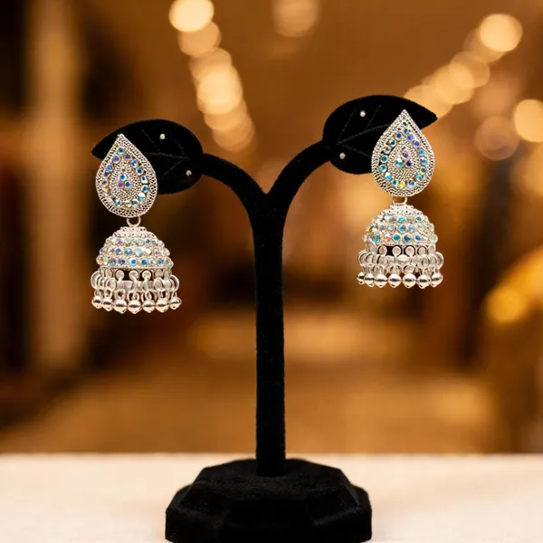 Silver_Brass_Jhumka_Earrings_For_Women