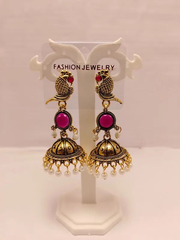 Gold_Brass_Jhumka_Earrings_For_Women