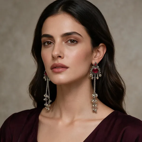 Silver_Brass_Long_Dangler_Earrings_For_Women