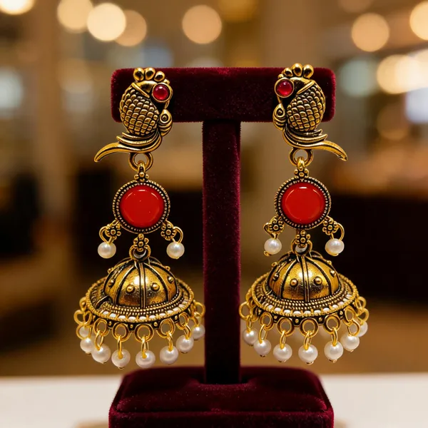 Gold_Brass_Jhumka_Earrings_For_Women