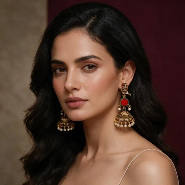 Gold_Brass_Jhumka_Earrings_For_Women