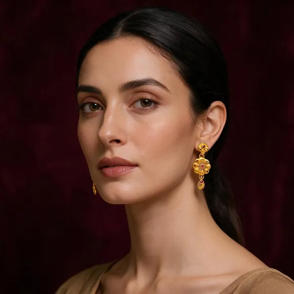 Gold_Brass_Traditional_Drop_Earrings_For_Women