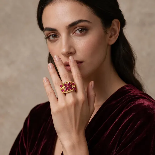 Gold-Toned_Floral_Statement_Ring_for_Women