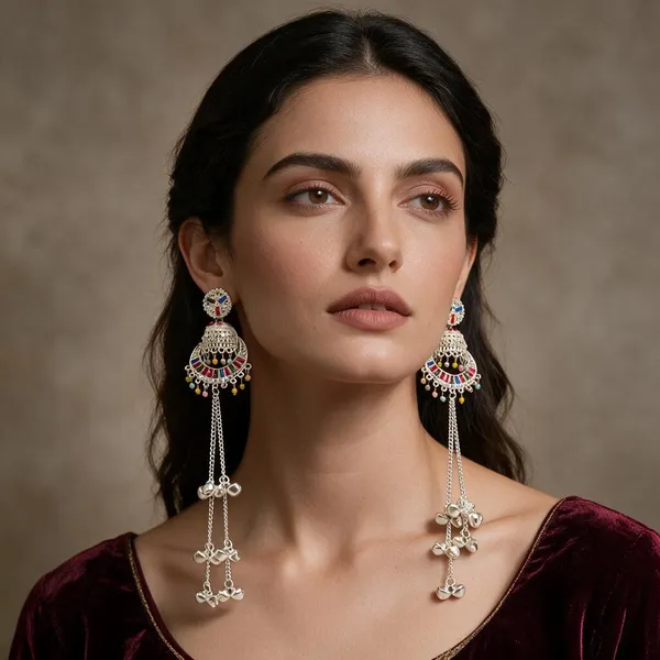 Silver_Brass_Long_Jhumka_Earrings_For_Women