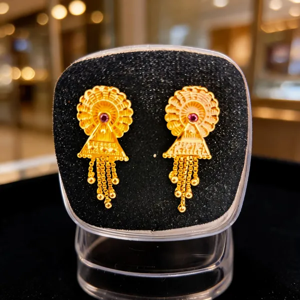 Gold_Brass_Dangle_Earrings_For_Women