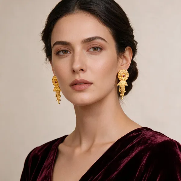 Gold_Brass_Dangle_Earrings_For_Women