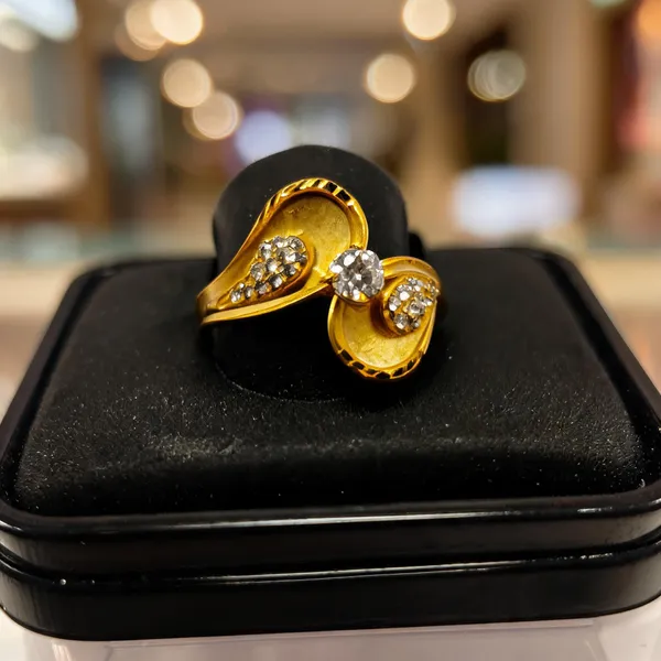 Gold_Brass_Statement_Ring_For_Women
