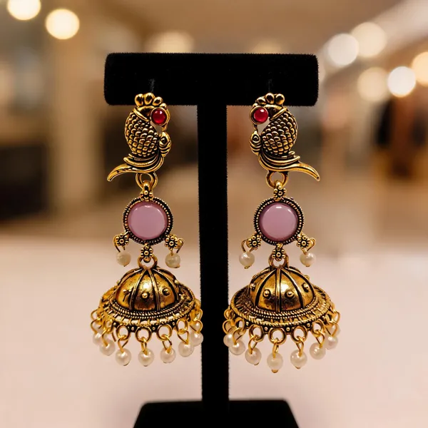 Gold_Brass_Jhumka_Earrings_For_Women