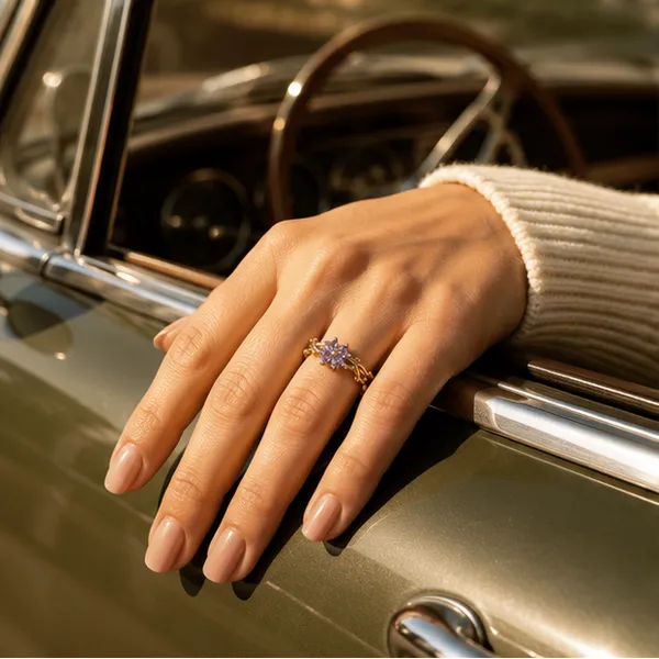 Purple_Floral_Ring_For_Women_Gold_Vine_Adjustable_Crystal_Ring