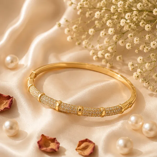 Geometric_Gold_Kada_Bracelet_For_Women_Stainless_Steel_Open_Cuff_Bangle