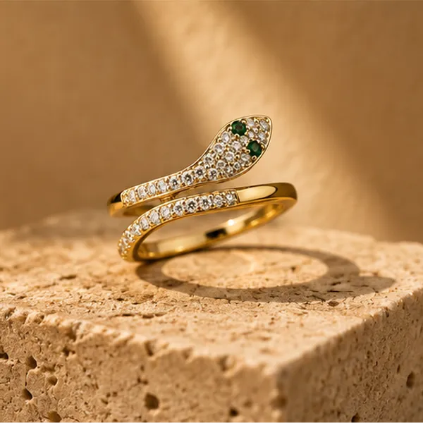 Gold_Snake_Ring_For_Women_Adjustable_Serpent_Wrap_Ring_With_Emerald_Eyes