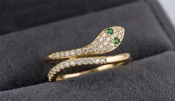 Gold_Snake_Ring_For_Women_Adjustable_Serpent_Wrap_Ring_With_Emerald_Eyes