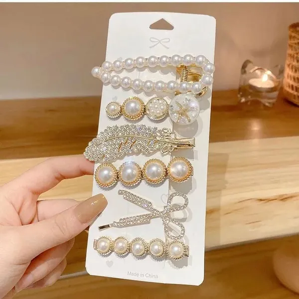 Pearl_Crystal_Hair_Clip_Set_6_Piece_Collection_For_Women