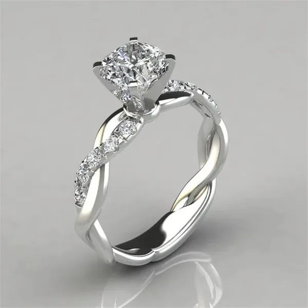 Crystal_Twisted_Band_Statement_Ring_Gold_Silver_Tone_For_Women_Silver