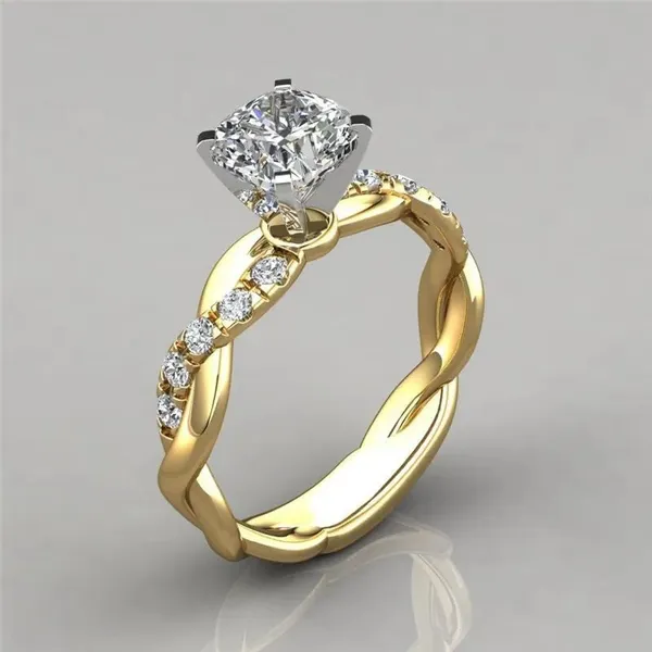 Crystal_Twisted_Band_Statement_Ring_Gold_Silver_Tone_For_Women_Gold