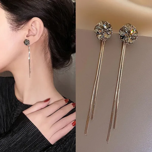 Shimmering_Rhinestone_Fringe_Dangle_Earrings