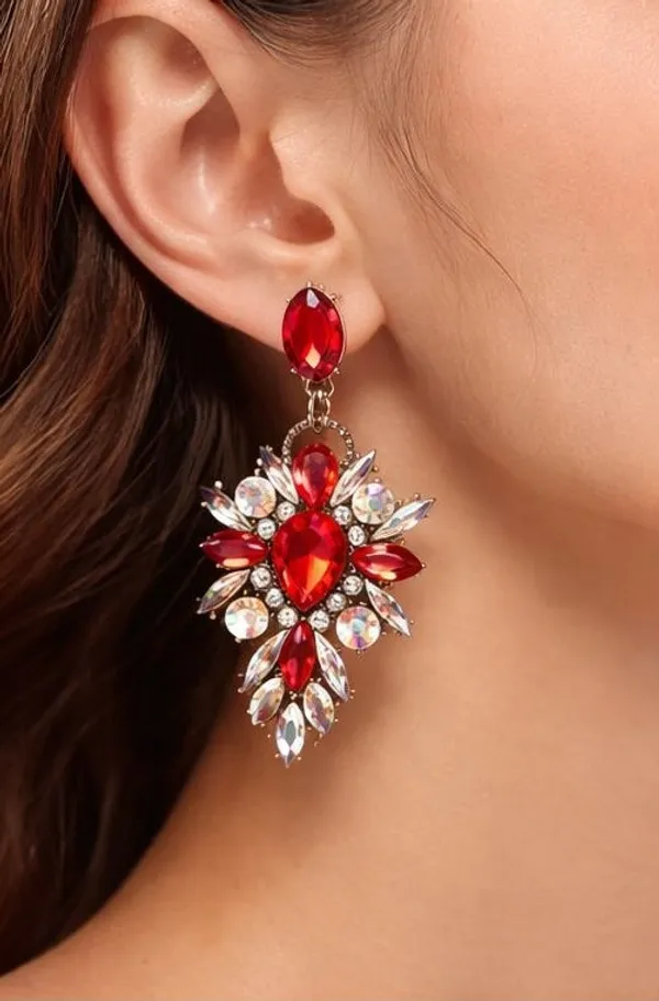 Red_Crystal_Statement_Earrings_Korean_Style_Floral_Blue
