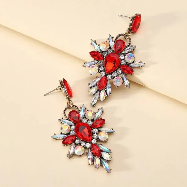 Red_Crystal_Statement_Earrings_Korean_Style_Floral_Blue