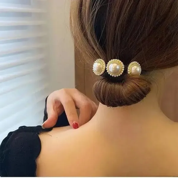 White_Pearl_Hair_Band_Round_Beaded_Headband_For_Women