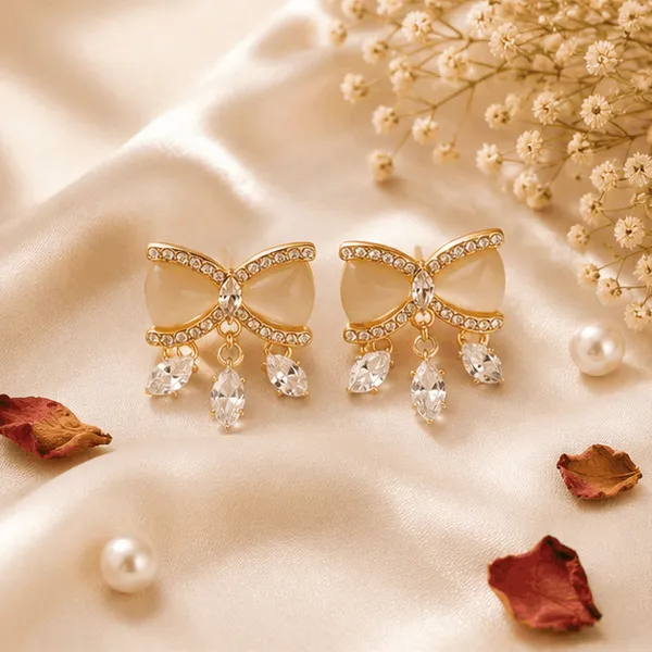 Crystal_Bow_Stud_Earrings_With_Dangle_Drops_Party_Wear