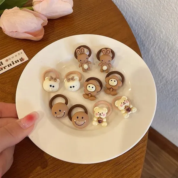 Cute_Cartoon_Animal_Hair_Ties_For_Kids