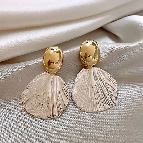 Golden_Horizon_Abstract_Shell_Drop_Earrings