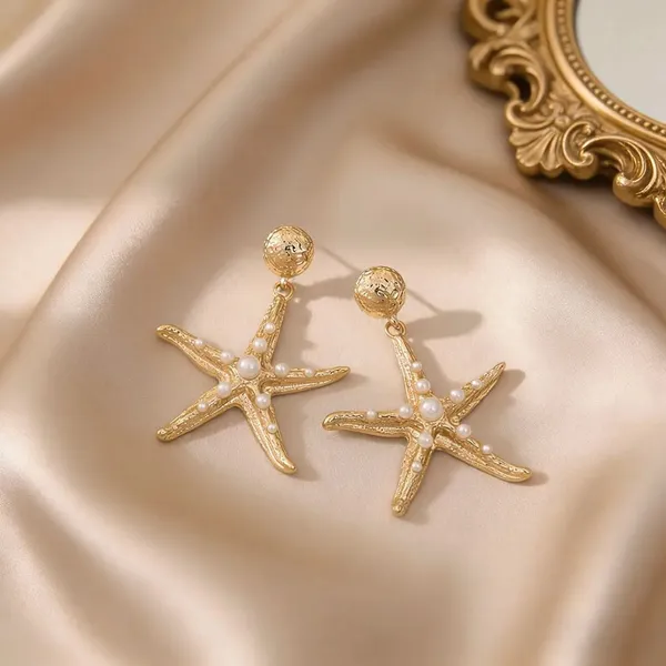 Oceanic_Radiance_Starfish_Pearl_Drop_Earrings