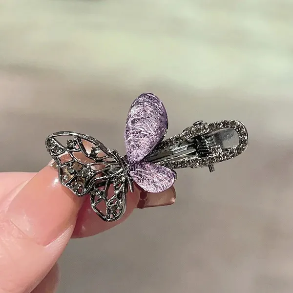 Purple_Crystal_Semi_Hollow_Butterfly_Duck_Clip