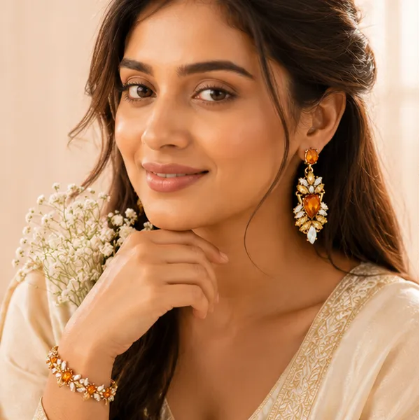 Amber_Crystal_Chandelier_Earrings_For_Women_Iridescent_Drop