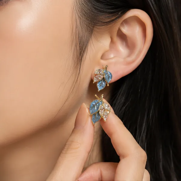 Sky_Blue_Enamel_Crystal_Trefoil_Stud_Earrings